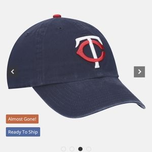 Minnesota Twins '47 light Navy Team Logo Clean Up Adjustable Hat